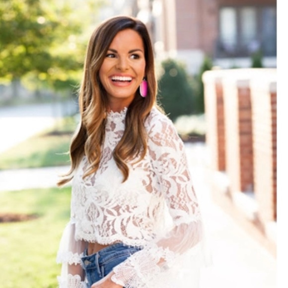 MORE ARRIVING SOON ❤️ 5🌟RATED ❤️BREANNA Lace Top - Picture 6 of 8